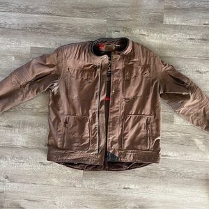 Men’s (Large) Street & Steel Motorcycle Jacket, brown